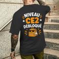 Enfant Humour École Élève Rentrée Des Classes Niveau Ce2 T-shirt imprimé au dos Cadeaux pour lui