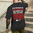Humour Pelle Drôle Prendre Des Pincettes Aves Les Gens T-shirt imprimé au dos Cadeaux pour lui