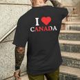 I Love Canada Anal Divertido Adulto Humor Desquiciado Obsceno Meme Camiseta Hombre Estampado Espalda Regalos para él