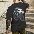 Motivpringspinnenliebhaber Fahrrad T-Shirt mit Rückendruck Geschenke für Ihn