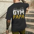 Palestra Papa Training Pesi Fitness Allenamento Papà Padre T-shirt da uomo con stampa posteriore Regalos para él