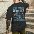Papà Uomo Divertente Camionista Camion Camionisti Regalo T-shirt da uomo con stampa posteriore Regalos para él