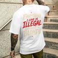 Alles Was Ich Liebe Ist Illegal Teuer Oder Blond T-Shirt mit Rückendruck Geschenke für Ihn