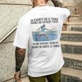 On N'arrête Pas Le Tennis Quand On Devientieux On Devient T-shirt imprimé au dos Cadeaux pour lui