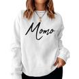 Beautiful Handwritten Font Momo Calligraphy レディーススウェットシャツ