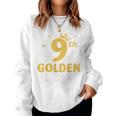 It's My 9Th Golden Birthday Happy 9歳から男の子、女の子へ レディーススウェットシャツ