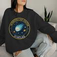3I Atlas Interstellarisitor Missionパッチデザイン レディーススウェットシャツ 彼女への贈り物