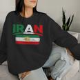 Iran Lionun Flagiranpersianflag Of Iran 長袖tシャツ レディーススウェットシャツ 彼女への贈り物