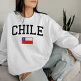 Bandera De Chile Hombres Es Niños Chile Sudadera Mujer Regalos para ella