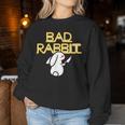 Bad Rabbit Bunny Avec Couteau Hater Sweat-shirt pour femme Cadeaux drôles