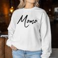 Beautiful Handwritten Font Momo Calligraphy レディーススウェットシャツ 面白い贈り物