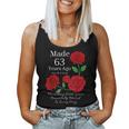 63年前に作られたバラの花 63歳 63歳の誕生日 レディースタンクトップ