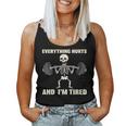 Humor Fitness Y Gimnasio Regalo Divertido Para Deportistas Cuello Camiseta sin mangas para mujer