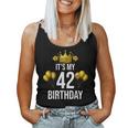 It's My 42歳の誕生日パーティー 42歳の誕生日 男性 女性 レディースタンクトップ