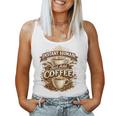 Instant Human Just Add Coffee 面白いカフェインの引用 レディースタンクトップ