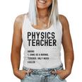 Physics Teacher Definition シャツ 学校初日 レディースタンクトップ
