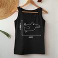 Duck Rabbit Graph 楽しい数学教師 イースターtシャツ レディースタンクトップ 面白い贈り物
