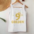 It's My 9Th Golden Birthday Happy 9歳から男の子、女の子へ レディースタンクトップ 面白い贈り物