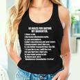 10 Rules Dating My Daughter 過保護 お父さん 保護 レディースタンクトップ 彼女への贈り物