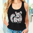かわいいチンチラ花柄チンチラ 長袖tシャツ レディースタンクトップ 彼女への贈り物