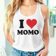 I Heart Momo ファーストネーム I Love パーソナライズ レディースタンクトップ 彼女への贈り物