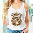 Instant Human Just Add Coffee 面白いカフェインの引用 レディースタンクトップ 彼女への贈り物