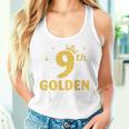 It's My 9Th Golden Birthday Happy 9歳から男の子、女の子へ レディースタンクトップ 彼女への贈り物