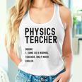 Physics Teacher Definition シャツ 学校初日 レディースタンクトップ 彼女への贈り物