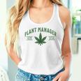 Plant Manager ウィードリーフ カンナビスポット マリファナ Usa レディースタンクトップ 彼女への贈り物