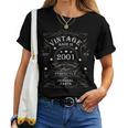 25 歳の誕生日レトロ限定版男性女性ヴィンテージ 2001 レディースTシャツ
