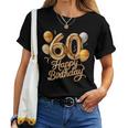 60 Feliz Cumpleaños 60 Aniversario Hombres Es Camiseta de mujer