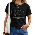 Duck Rabbit Graph 楽しい数学教師 イースターtシャツ レディースTシャツ