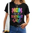 Mom Of The Birthday Girl Matching Family Party Women T-shirt