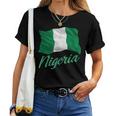 ナイジェリア 国旗 愛国的 アフリカ 男性 女性 キッズ ナイジェリア レディースTシャツ