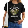 母の日 世界で一番のおばあちゃん グランドマザー レディースTシャツ