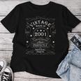 25 歳の誕生日レトロ限定版男性女性ヴィンテージ 2001 レディースTシャツ 面白い贈り物