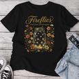 Fireflies And Front Porch Nights Vintage Boho Floral Women T-shirt Funny Gifts