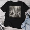 Halloween Tabby Cat Ghost Sheet Selfie Costume Kid Women T-shirt Funny Gifts