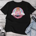 メルちゃん くまさんカーでlet's Go Drive 〜Under The Rainbow〜【片面プリント】 レディースTシャツ 面白い贈り物