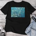 ヴィンセント・ファン・ゴッホ作「アーモンドの花の枝」1890 レディースTシャツ 面白い贈り物