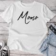 Beautiful Handwritten Font Momo Calligraphy レディースTシャツ 面白い贈り物