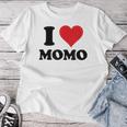 I Heart Momo ファーストネーム I Love パーソナライズ レディースTシャツ 面白い贈り物