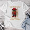 オンバック 8月57日 誕生日 男性 女性 1969年 テディベア レディースTシャツ 面白い贈り物