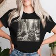 Halloween Tabby Cat Ghost Sheet Selfie Costume Kid Women T-shirt Gifts for Her