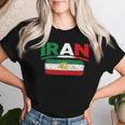 Iran Lionun Flagiranpersianflag Of Iran 長袖tシャツ レディースTシャツ 彼女への贈り物