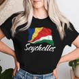 セイシェル 国旗 セイシェル アフリカ 愛国心 男性 女性 キッズ レディースTシャツ 彼女への贈り物