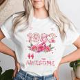 44歳 1982年8月 花柄 44歳 誕生日 男性 女性 レディースTシャツ 彼女への贈り物