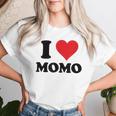I Heart Momo ファーストネーム I Love パーソナライズ レディースTシャツ 彼女への贈り物