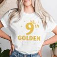 It's My 9Th Golden Birthday Happy 9歳から男の子、女の子へ レディースTシャツ 彼女への贈り物