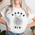 Mamma Mia Best Mum Ever スパゲッティ イタリアンヌードルラブ レディースTシャツ 彼女への贈り物